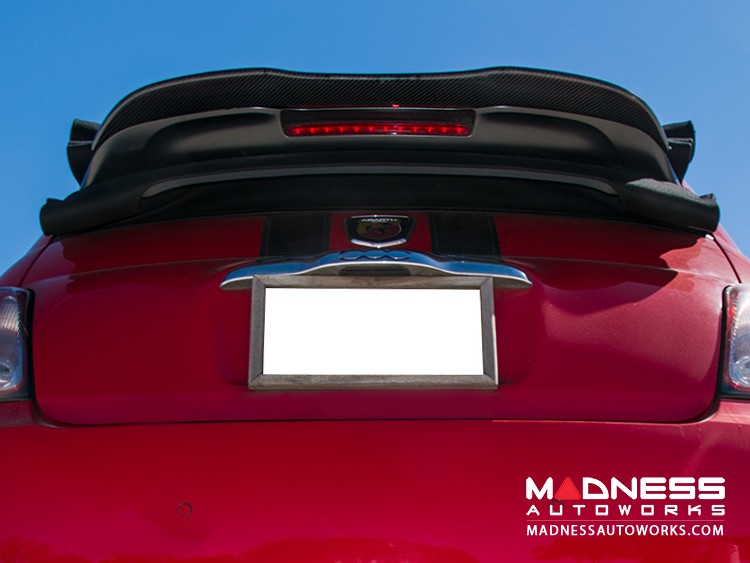 FIAT 500 ABARTH Cabrio Roof Spoiler Extension Carbon Fiber